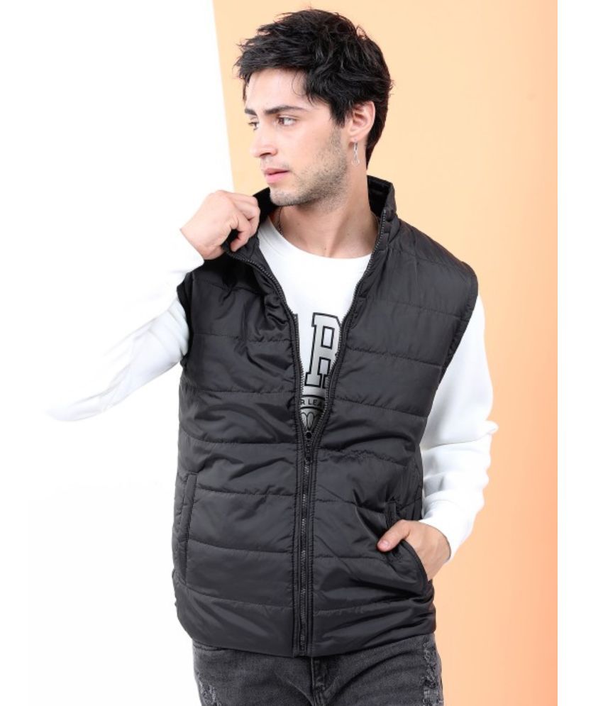     			MAYKR Polyester Men's Puffer Jacket - Black ( Pack of 1 )