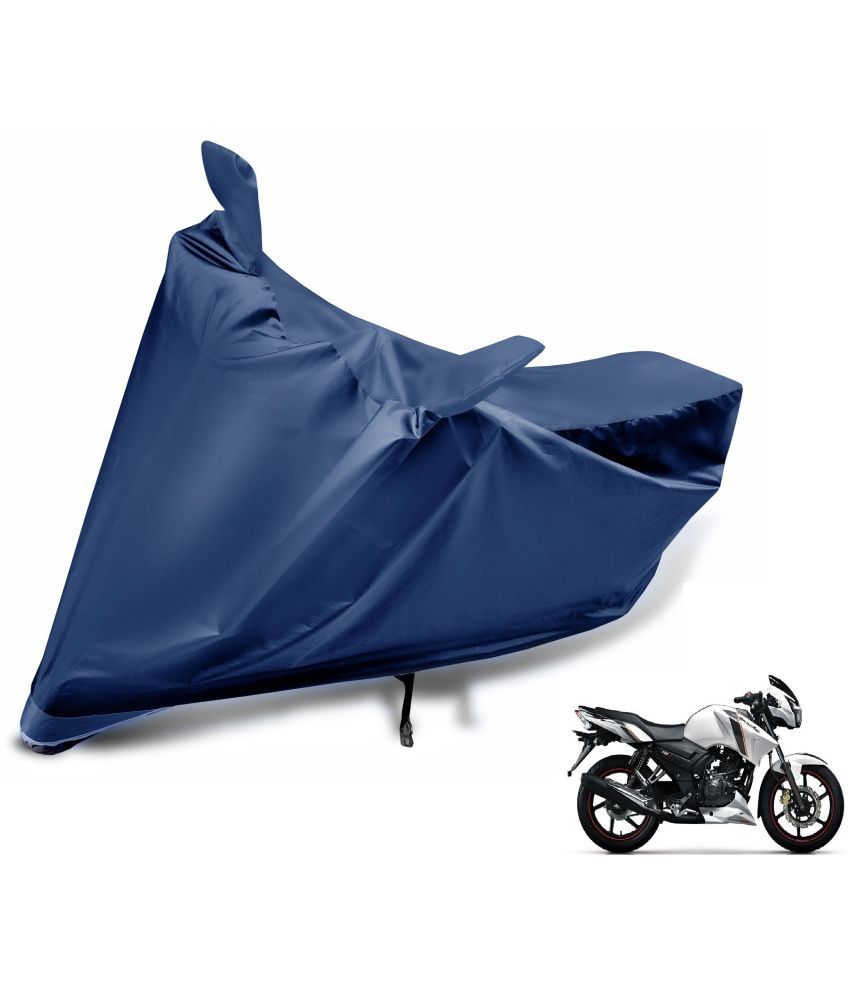     			Mockhe Bike Body Cover for TVS Apache RTR 160 ( Pack of 1 ) , Navy Blue