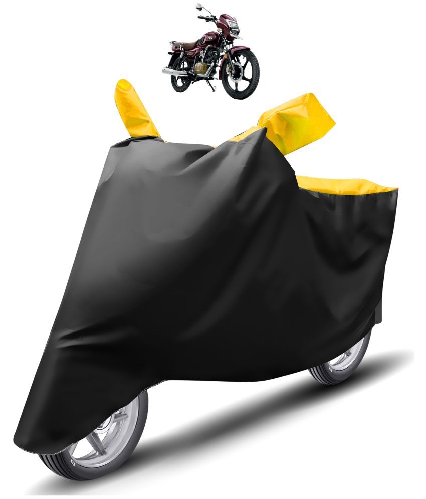     			Mockhe Bike Body Cover for TVS All Bike Models ( Pack of 1 ) , Yellow