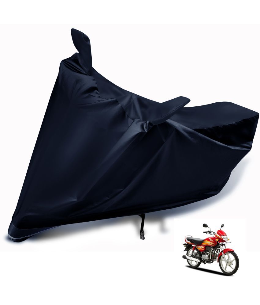     			Mockhe Bike Body Cover for Hero HF Deluxe ( Pack of 1 ) , Black