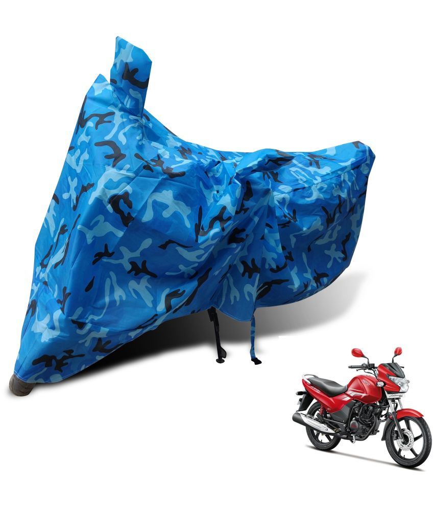     			Mockhe Bike Body Cover for Hero Achiever ( Pack of 1 ) , Blue