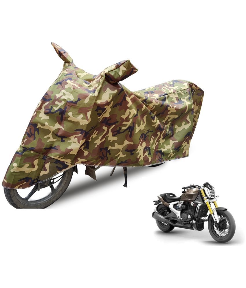     			Mockhe Bike Body Cover for TVS All Bike Models ( Pack of 1 ) , Camouflage