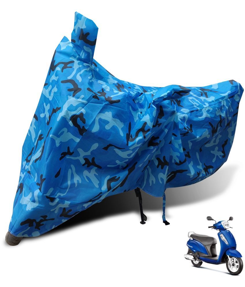     			Mockhe Bike Body Cover for Suzuki Access 125 ( Pack of 1 ) , Blue