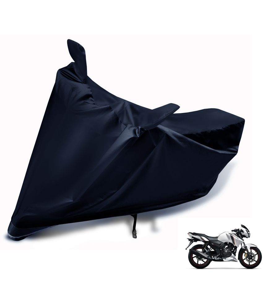     			Mockhe Bike Body Cover for TVS Apache RTR 160 ( Pack of 1 ) , Black