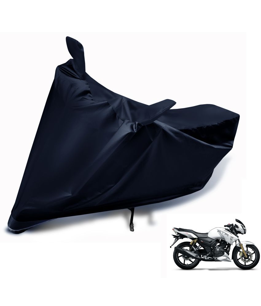     			Mockhe Bike Body Cover for TVS Apache RTR 180 ( Pack of 1 ) , Black