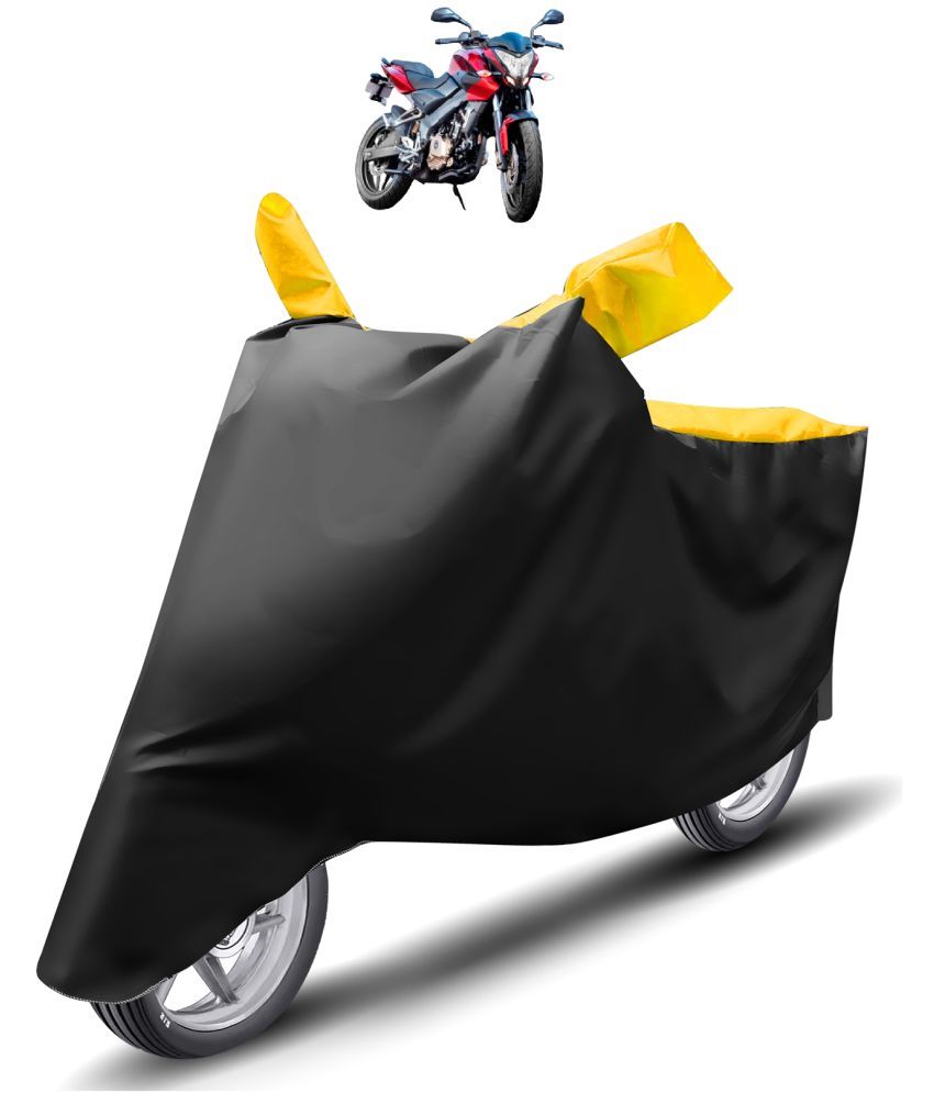     			Mockhe Bike Body Cover for Bajaj Pulsar 200 ( Pack of 1 ) , Yellow