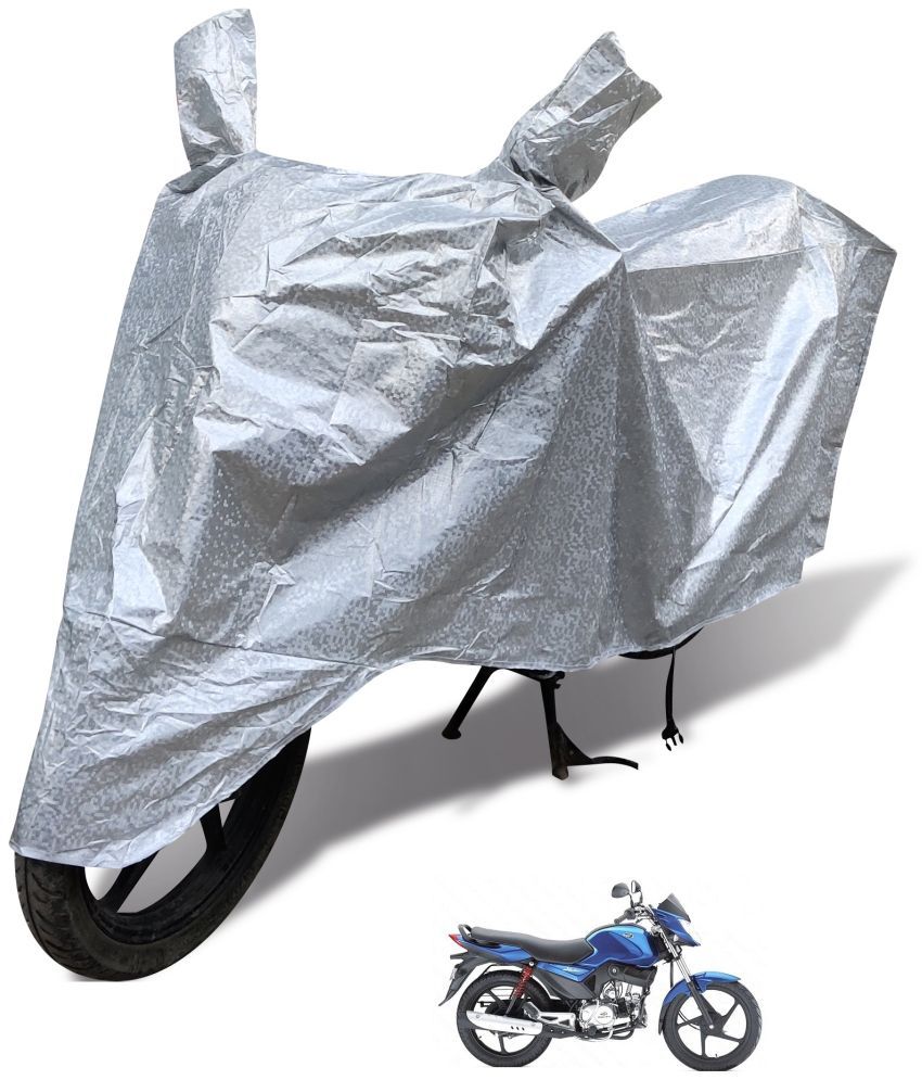     			Mockhe Bike Body Cover for Mahindra Stallio ( Pack of 1 ) , Silver