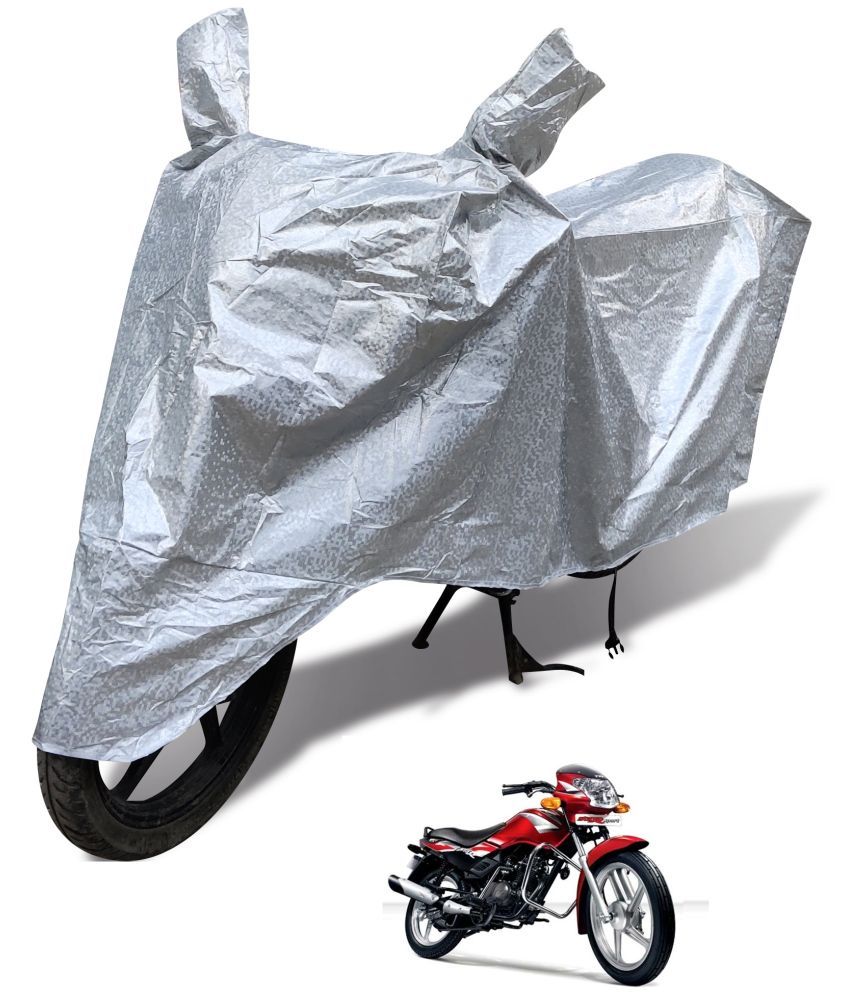     			Mockhe Bike Body Cover for TVS Star Sport ( Pack of 1 ) , Silver