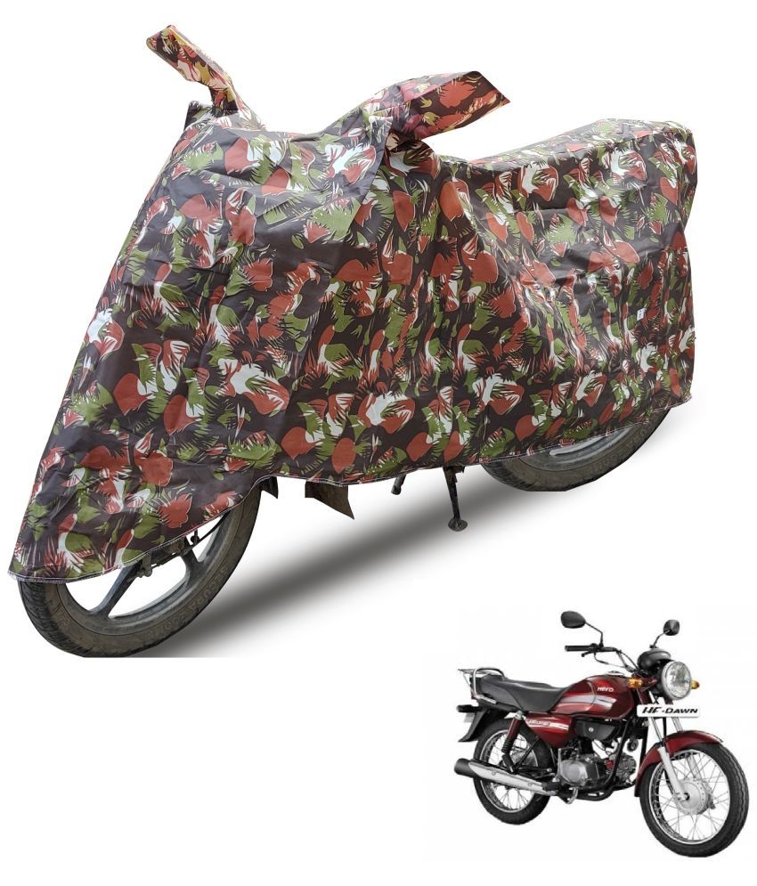     			Mockhe Bike Body Cover for Hero HF Dawn ( Pack of 1 ) , Brown