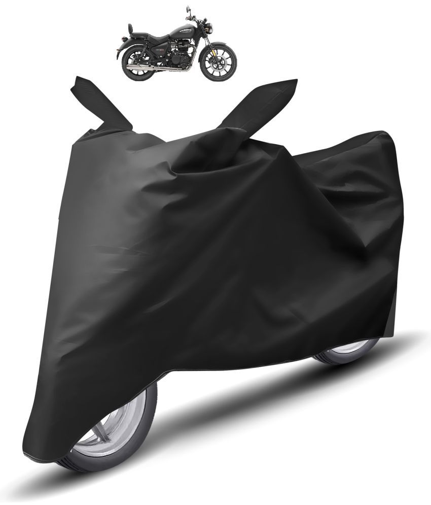     			Mockhe Bike Body Cover for Royal Enfield All Bike Models ( Pack of 1 ) , Black