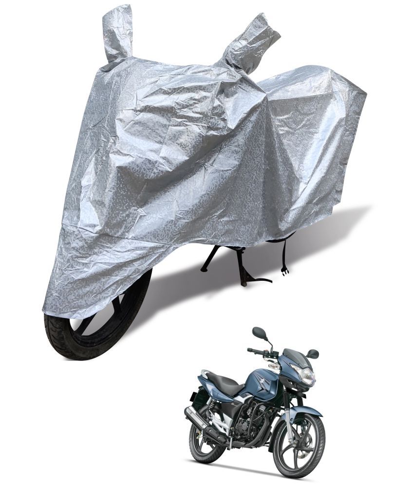     			Mockhe Bike Body Cover for Suzuki GS 150R ( Pack of 1 ) , Silver