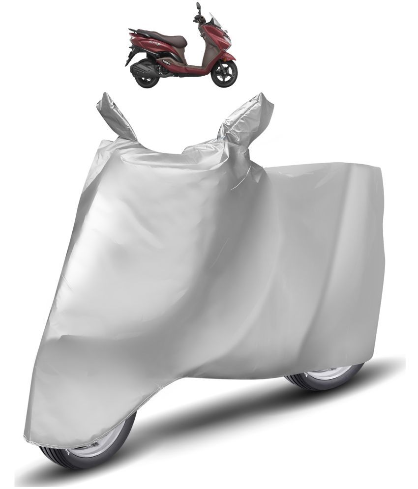     			Mockhe Bike Body Cover for Suzuki All Bike Models ( Pack of 1 ) , Silver