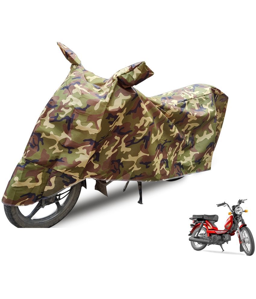     			Mockhe Bike Body Cover for TVS Heavy Duty Super XL ( Pack of 1 ) , Camouflage