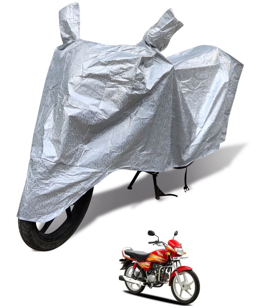     			Mockhe Bike Body Cover for Hero HF Deluxe ( Pack of 1 ) , Silver