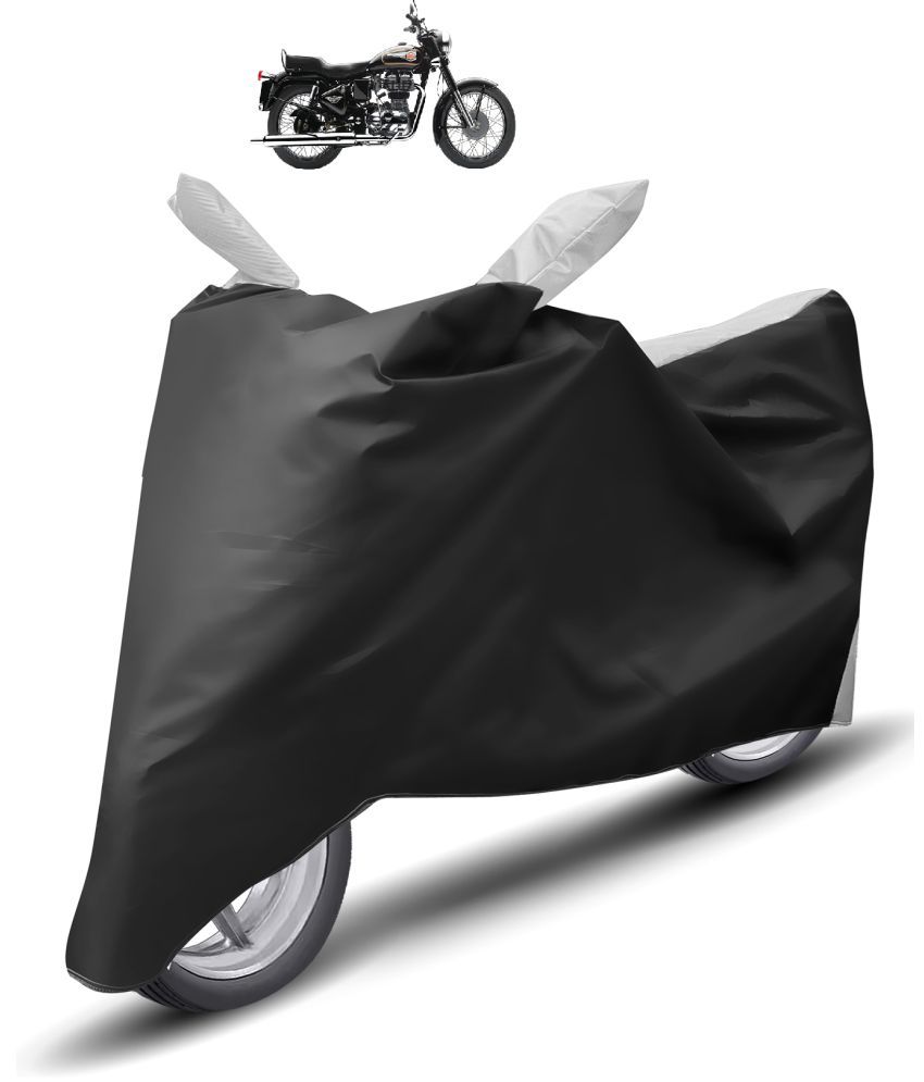     			Mockhe Bike Body Cover for Royal Enfield Bullet 350 ( Pack of 1 ) , Silver