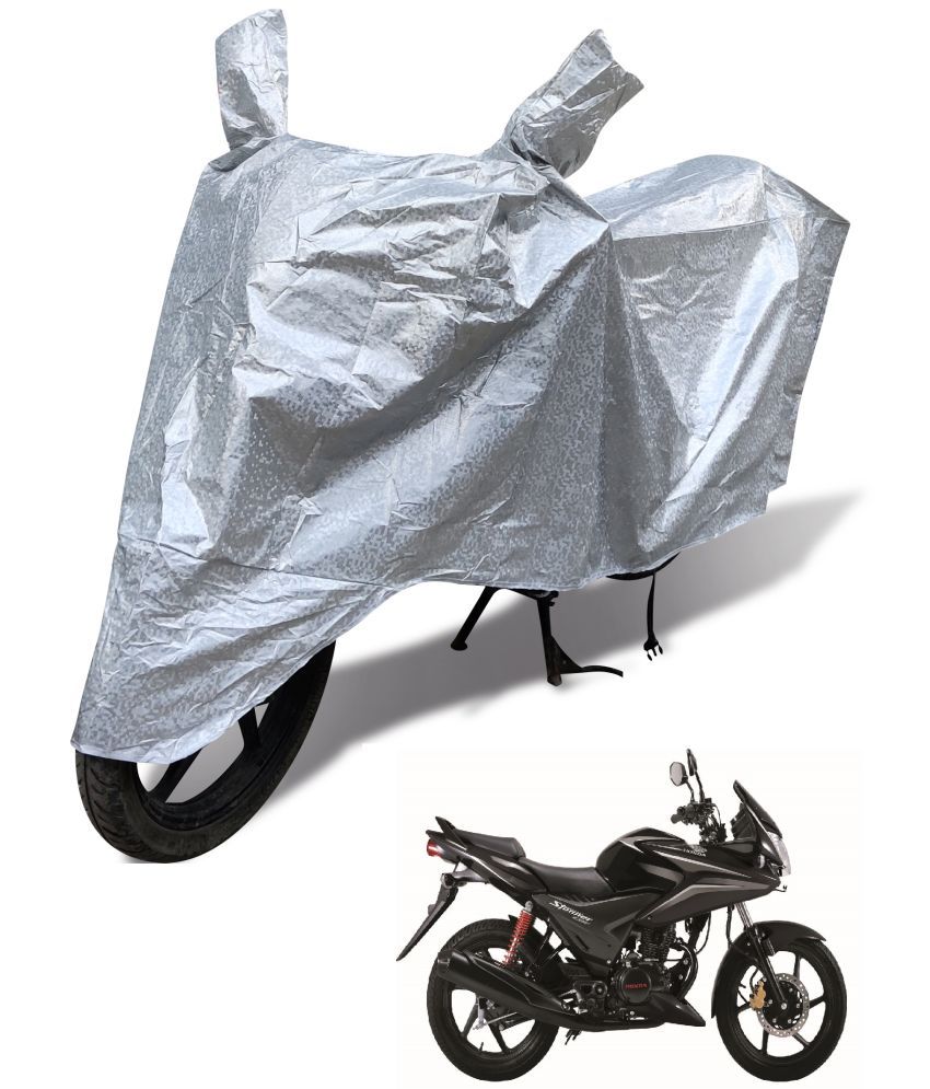     			Mockhe Bike Body Cover for Honda CBF Stunner ( Pack of 1 ) , Silver