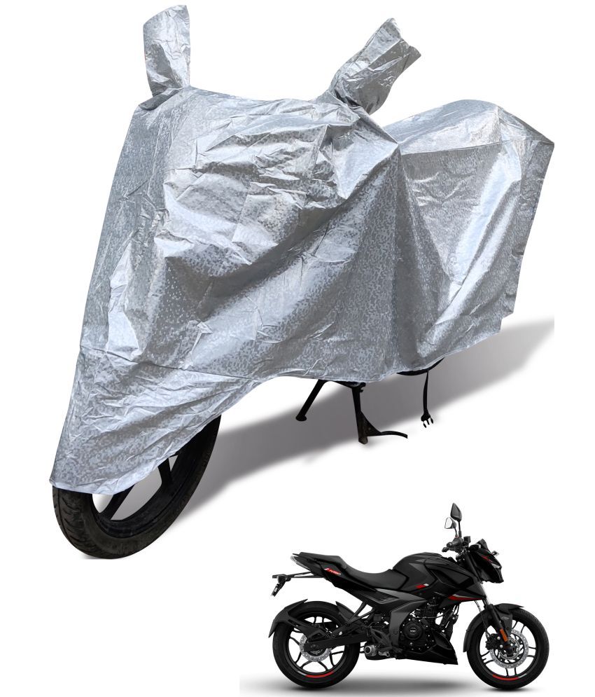     			Mockhe Bike Body Cover for Bajaj All Bike Models ( Pack of 1 ) , Silver