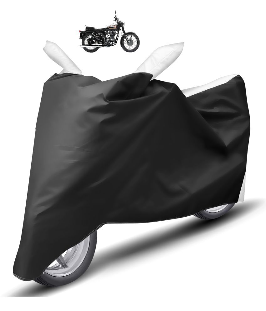     			Mockhe Bike Body Cover for Royal Enfield Bullet 350 ( Pack of 1 ) , White