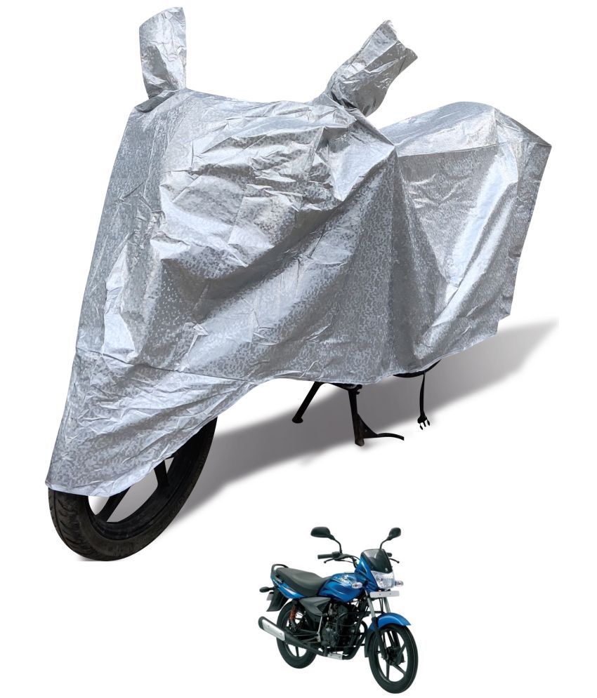     			Mockhe Bike Body Cover for Bajaj Platina 125 ( Pack of 1 ) , Silver