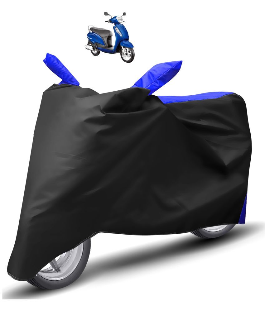     			Mockhe Bike Body Cover for Suzuki Access 125 ( Pack of 1 ) , Navy Blue