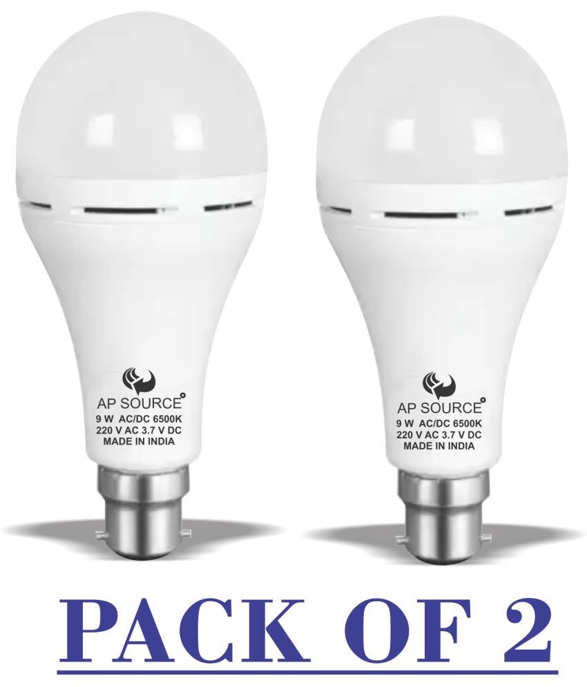     			SPARKWORLD 9W Cool Day Light Inverter Bulb ( Pack of 2 )