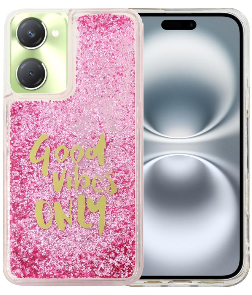     			Shining Stars Pink Printed Back Cover Silicon Compatible For Vivo Y18e ( Pack of 1 )