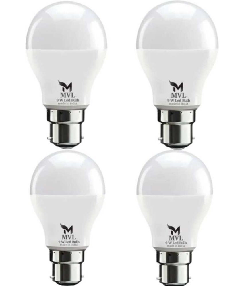     			Spark World 9W Cool Day Light LED Bulb ( Pack of 4 )