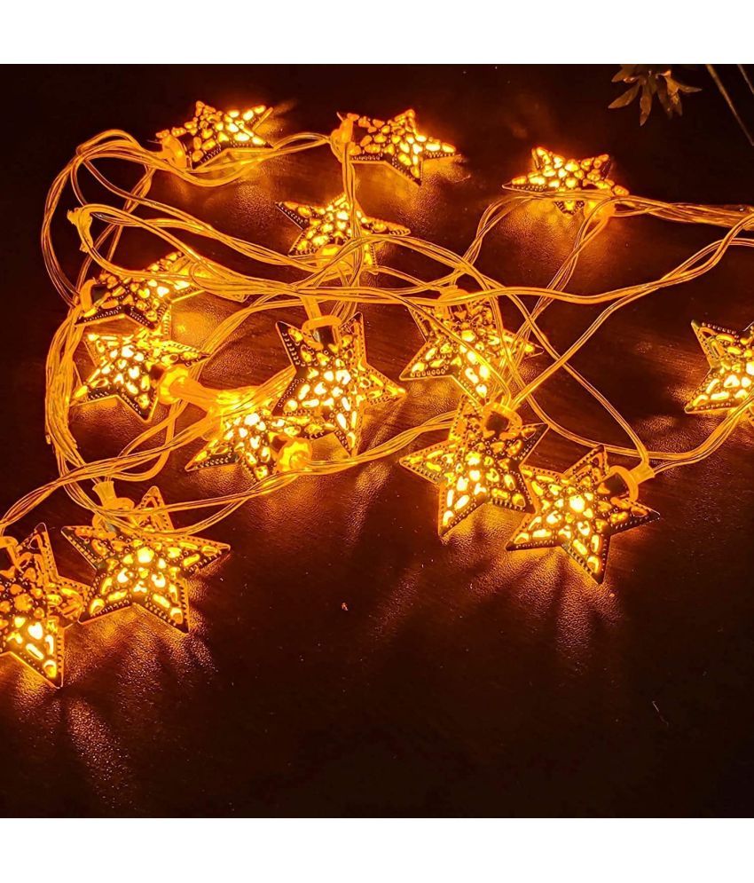     			Spark World Yellow 4M Curtain String Light ( Pack of 1 )