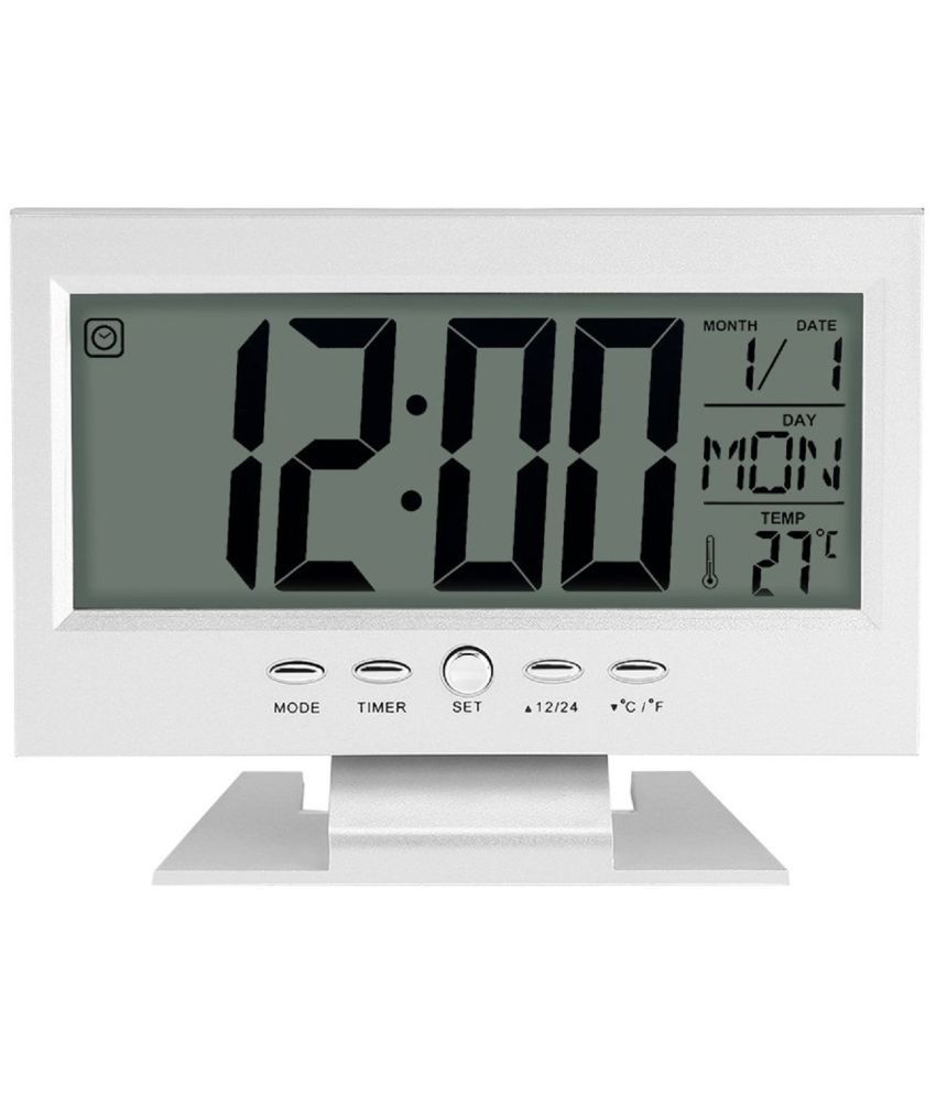     			TINUMS Digital LCD Screen Alarm Clock - Pack of 1