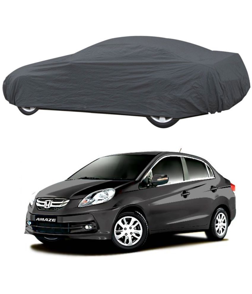     			Autoreatil Car Body Cover for Honda Amaze [2013-2015] Without Mirror Pocket ( Pack of 1 ) , Grey