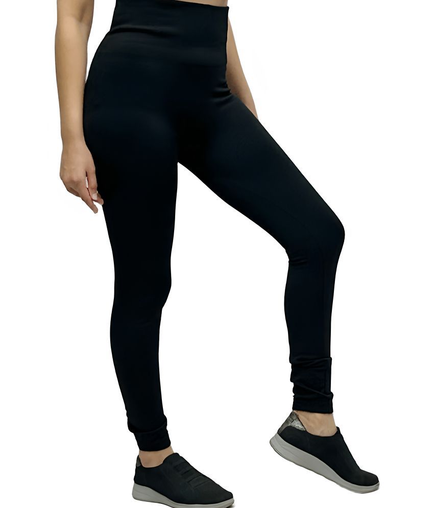     			MULTIWA Pack of 1 Lycra Regular Women's Casual Pants ( Black )