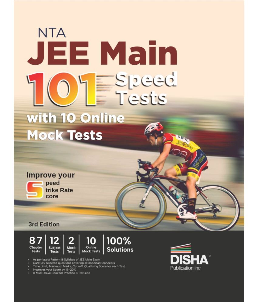     			NTA JEE Main 101 Speed Tests with 10 Online Mock Tests 3rd Edition | 87 Chapter Tests + 9 Subject Tests + 2 Mock Tests + 10 Online Mock Tests | Physic