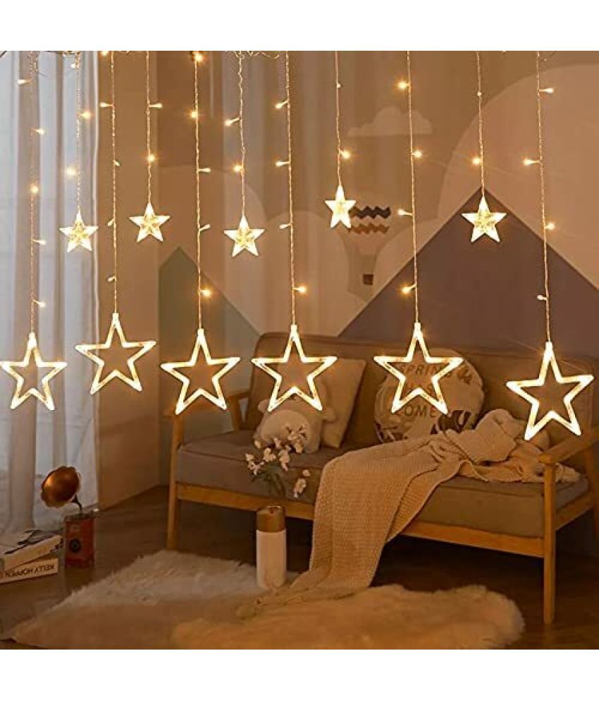     			Spark World White 3M Curtain String Light ( Pack of 1 )