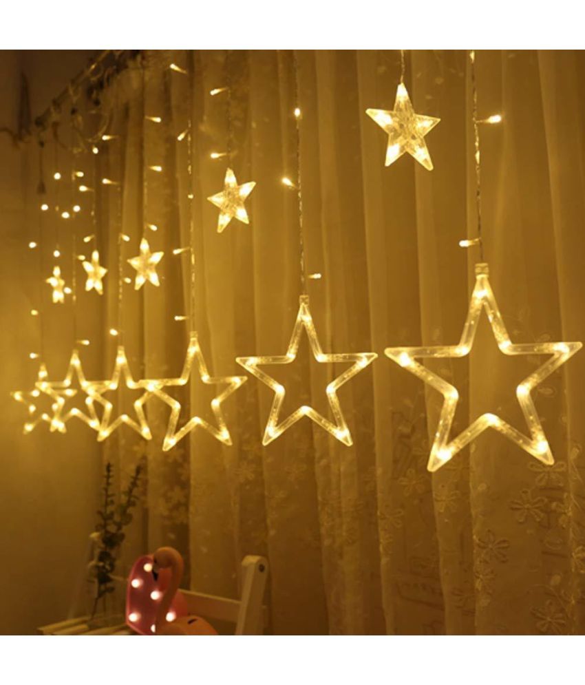     			Spark World White 3M Curtain String Light ( Pack of 1 )