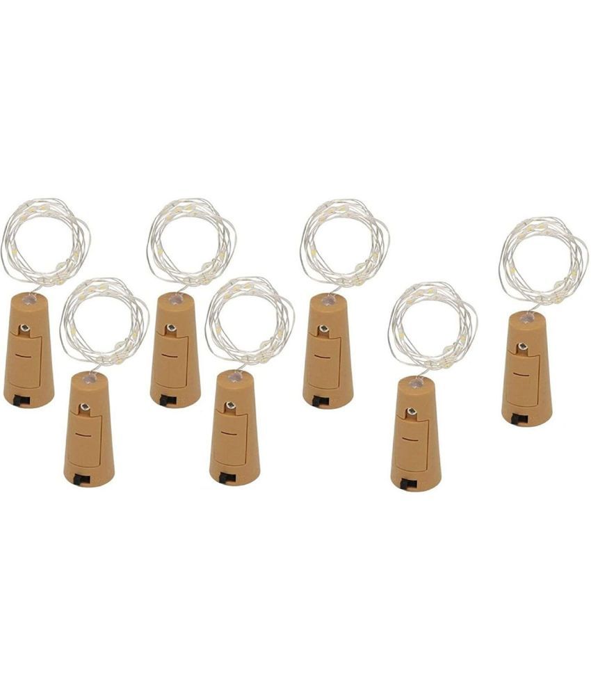     			Spark World Yellow 2Mtr Cork light ( Pack of 7 )