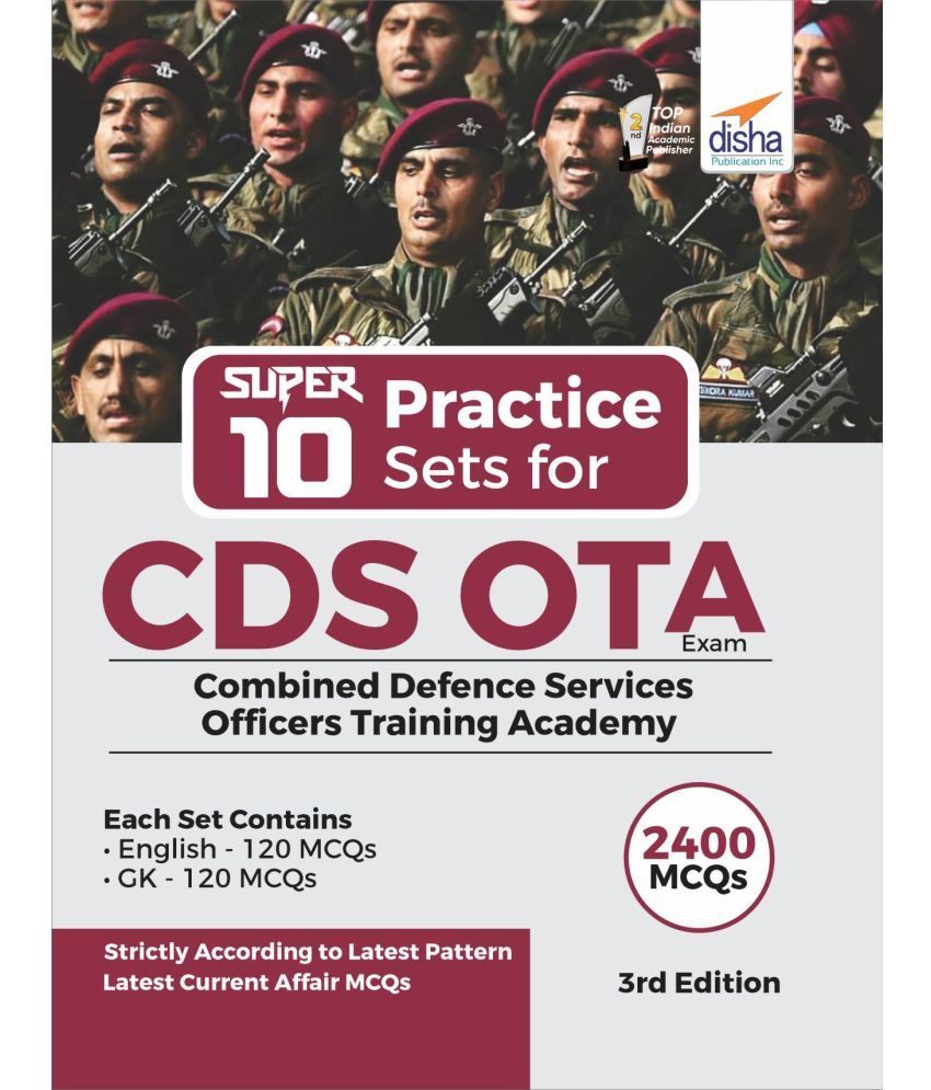     			Super 10 Practice Sets for CDS OTA Exam 2nd Edition - Combined Defence Services Afficers Training Academy