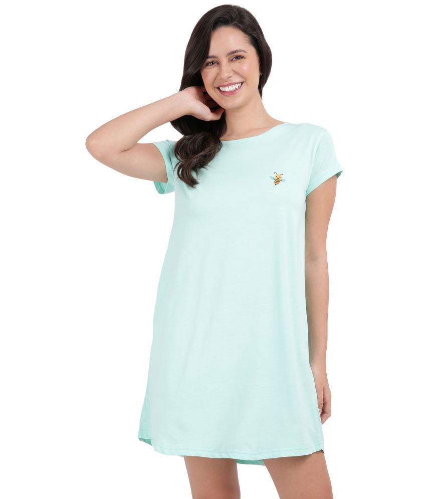     			snappyb Pack of 1 Cotton Women's T-Shirt ( Mint Green )