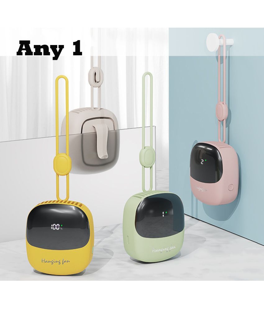     			3MADS ANY1 Cute Portable Rechargeable Neck Hanging USB Fan