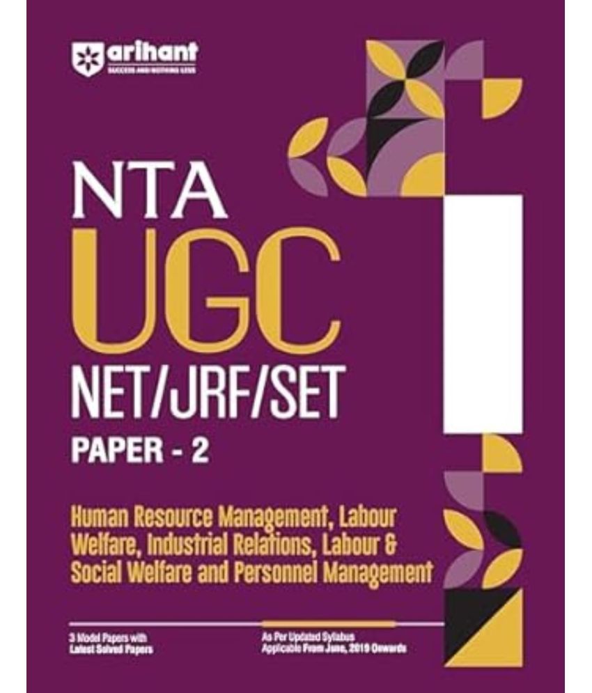     			Arihant 2025 editon NTA UGC NET/JRF/SET Human Resource Management,Labour Welfare,Industrial Relations,Labour & Social Welfare and Personnel Management