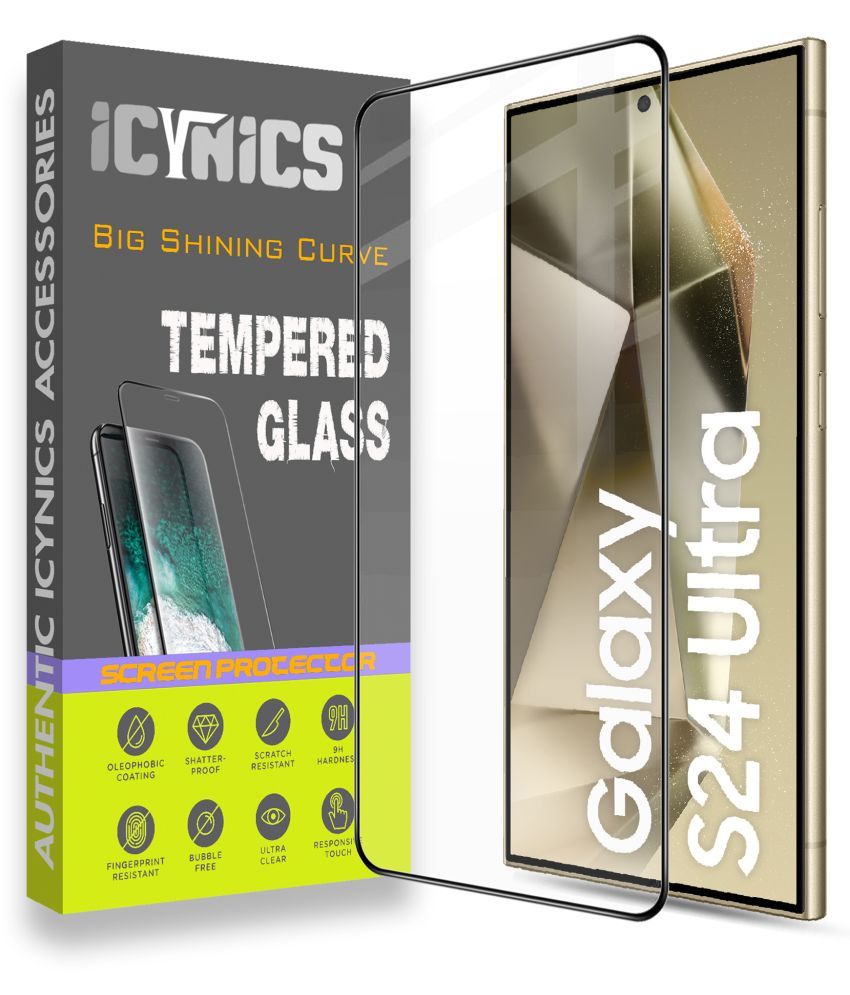     			Icynics Tempered Glass Compatible For Samsung Galaxy S24 Ultra ( Pack of 1 )