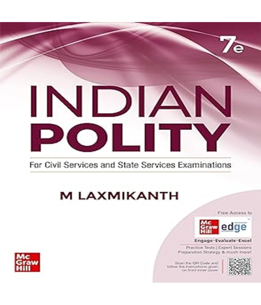     			Indian Polity for UPSC (English) by M Laxmikanth | 7th Edition (Latest) | Civil Services Exam- Prelims and Mains 2025 | State PSCs civil services exams/PCS exams Paperback – 15 July 2023