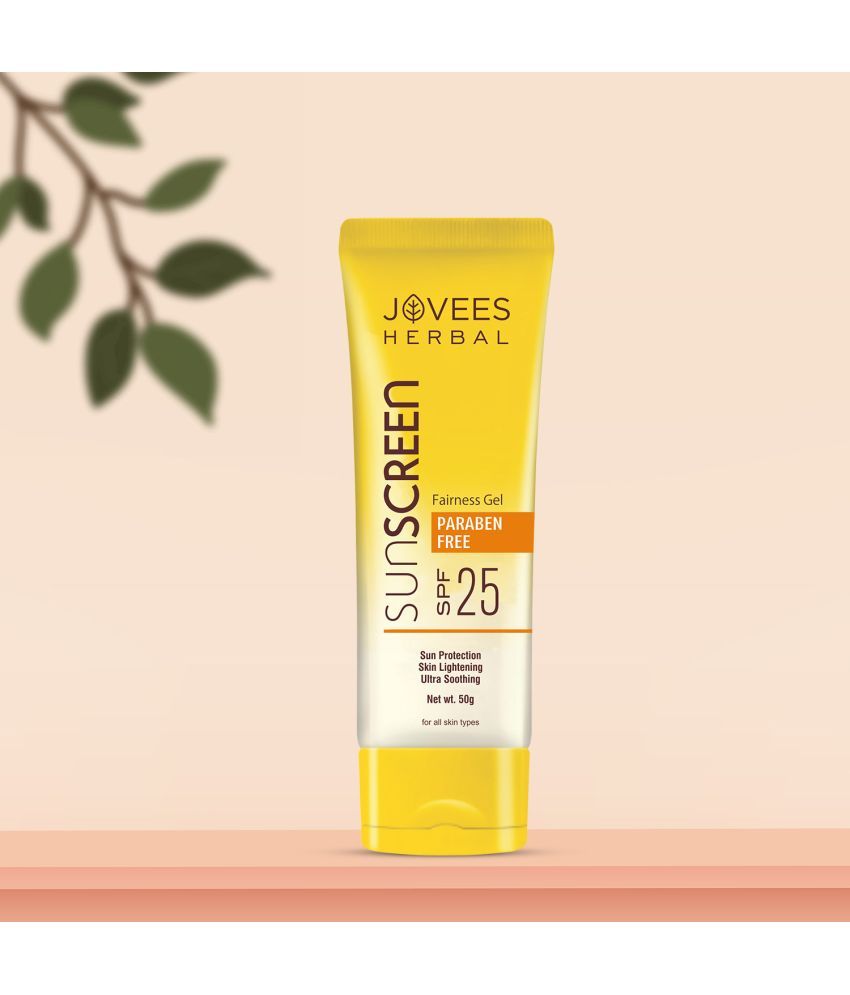     			Jovees Herbal Fairness gel Sunscreen SPF 25 Oily & Combination Skin 50g (Pack of 1)