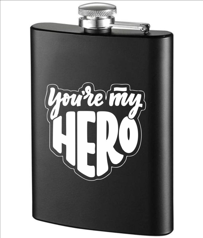     			KKCROSI Steel Hip Flask