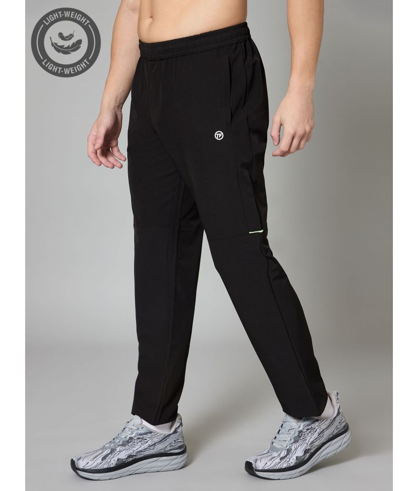     			Turnfit Black Polyester Men's Sports Trackpants ( Pack of 1 )