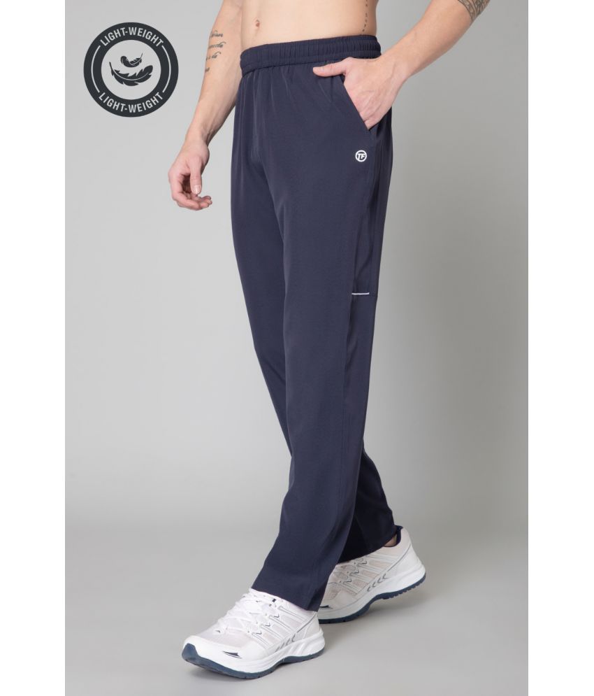     			Turnfit Navy Blue Polyester Men's Sports Trackpants ( Pack of 1 )