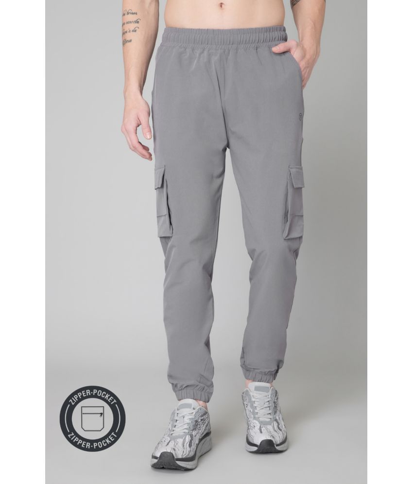     			Turnfit Regular Flat Men's Cargos - Grey ( Pack of 1 )