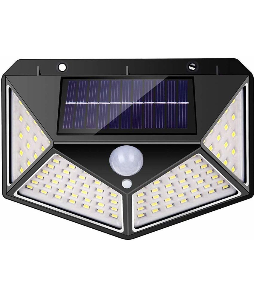     			ZESTRUM 9W Solar Outdoor Wall Light ( Pack of 1 )