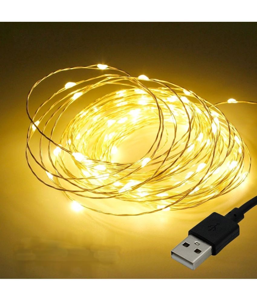     			ZESTRUM Gold 5M String Light ( Pack of 1 )