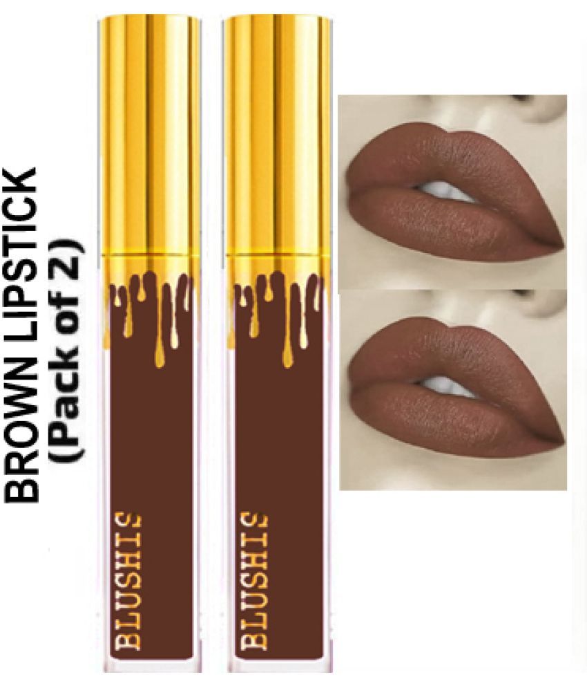     			BLUSHIS Brown Matte Lipstick 0.12