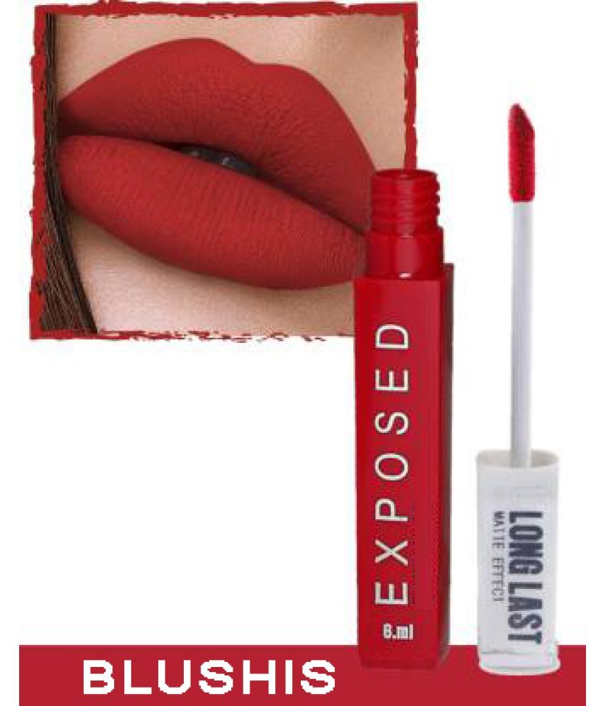     			BLUSHIS Red Matte Lipstick 0.12